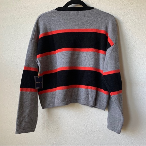 Forever 21 Stripe Sweater NWT - Picture 4 of 5